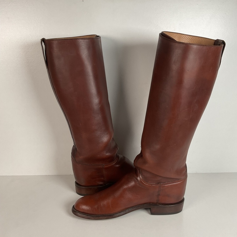Lucchese Classics Handmade | Polo Riding Boots | Triple Buckle | Men’s 10 B - Picture 15 of 16